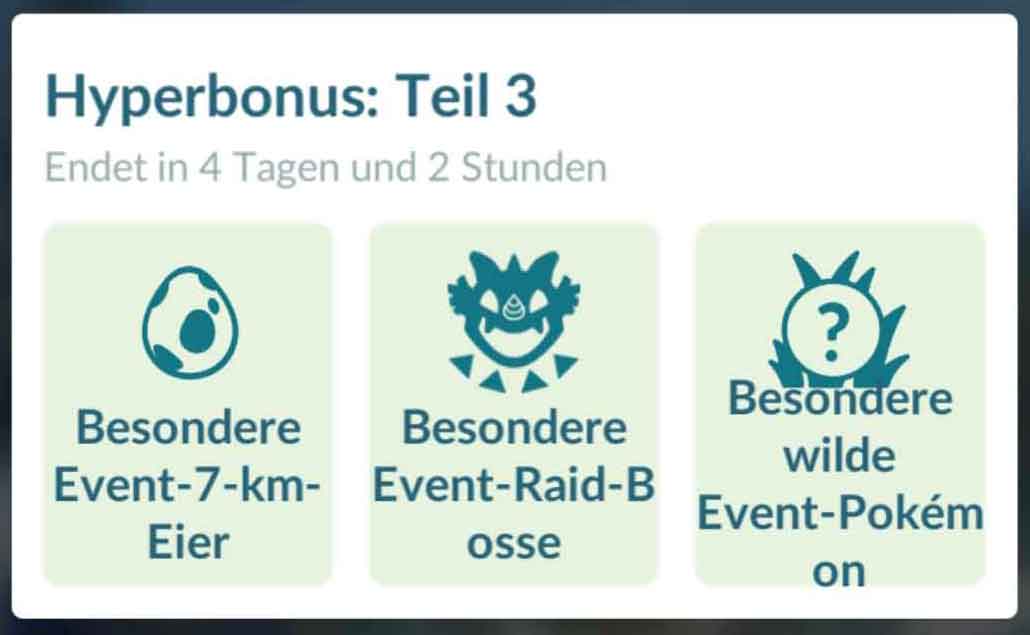 Pokemon Go Einall-Woche Bonus