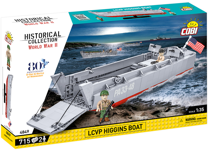 COBI LCVP Higgins Boat 4849 Box Vorderseite