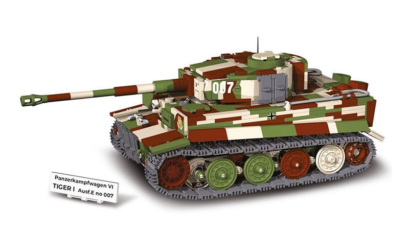 COBI 2587 Panzer VI Tiger I Ausf. E No 007 Execeutive Edition Set