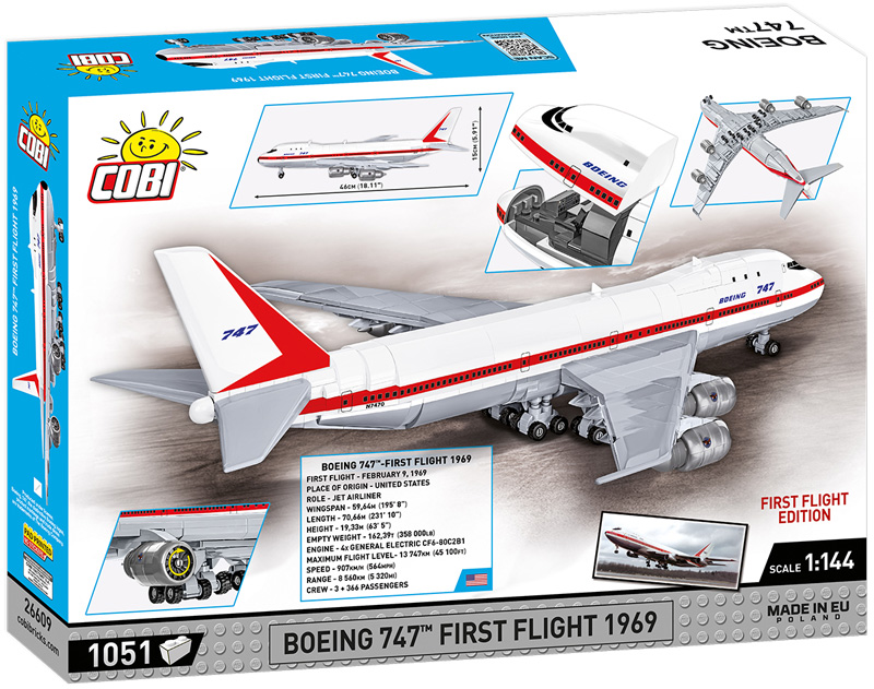 COBI Boeing First Flight Edition 26609 Box Rückseite