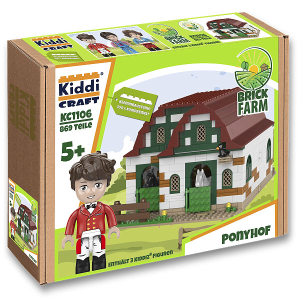 KiddiCraft Ponyhof KC1106 Box