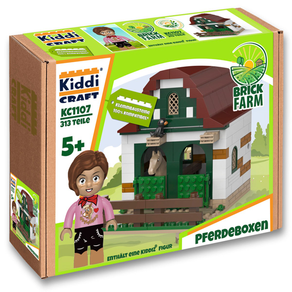 KiddiCraft Ponyhof Erweiterung Pferdeboxen KC1107