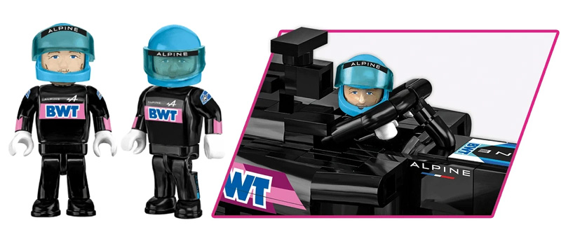 COBI 1684 BWT Alpine F1 Minifigur