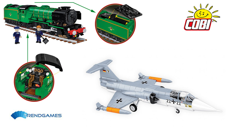 COBI 6292 Flying Scotsman 5907 Starfighter Updates Titel