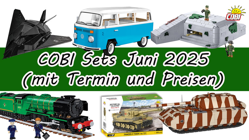 COBI Neuheiten Juni 2025 Titel
