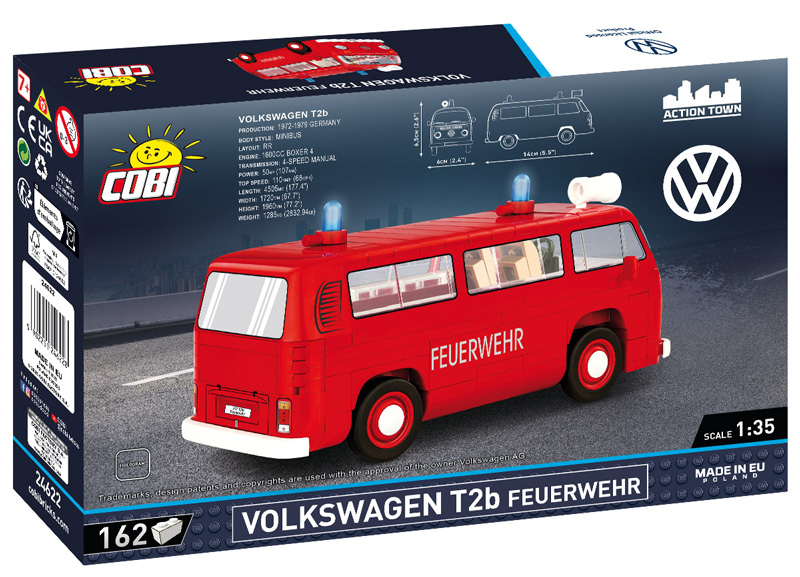 COBI 24622 Volkswagen T2B Feuerwehr