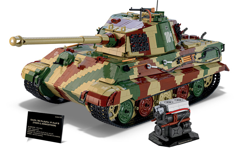 COBI 2808 Königstiger Set Vorderseite