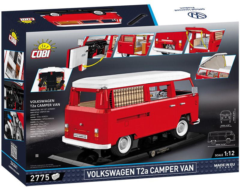 COBI 24361 Volkswagen T2a Camper Van Executive Edition