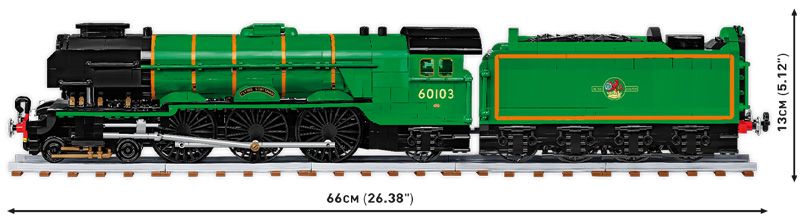 COBI 6292 Flying Scotsman Set Maße
