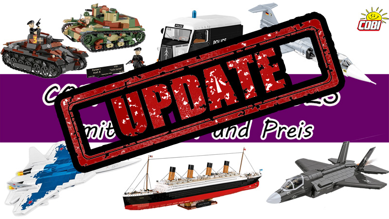 COBI Neuheiten August 2025 Update Titel