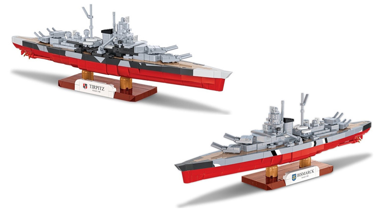 COBI Tirpitz 4853 und Bismarck 4854