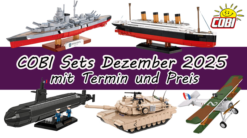 COBI Neuheiten Dezember 2025 Titel