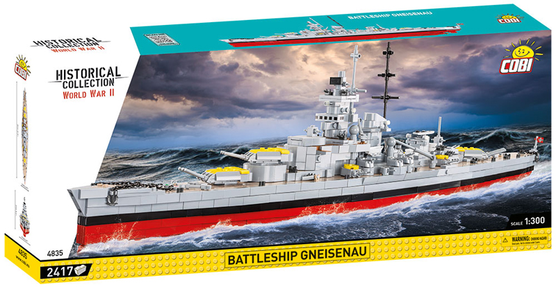 COBI 4835 Battleship Gneisenau Box