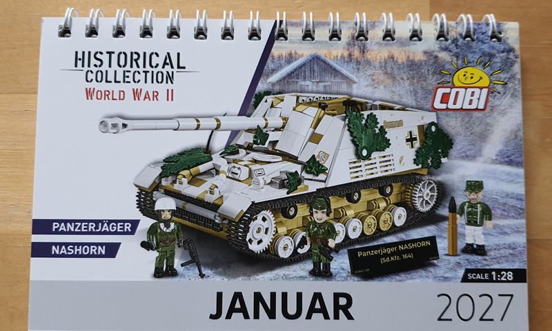 COBI Tischkalender 2026