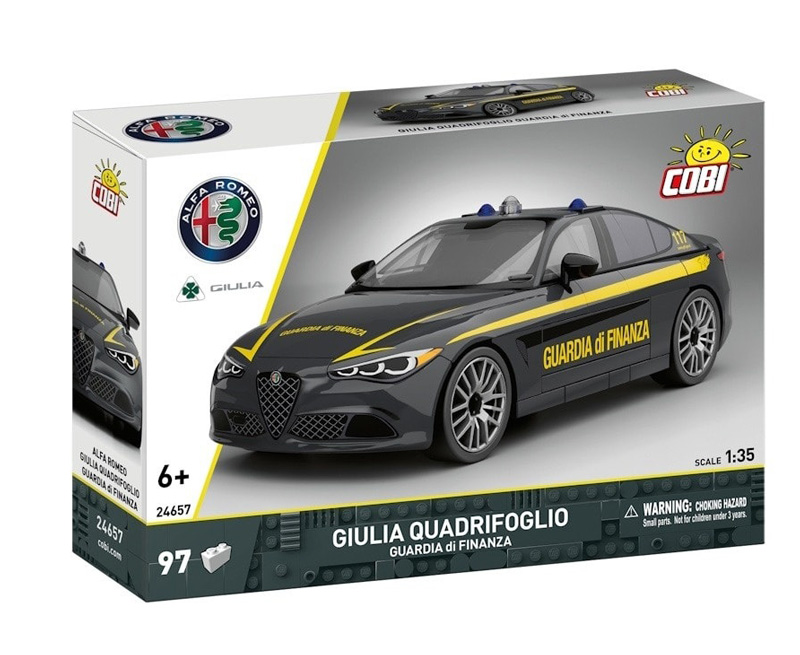COBI 24657 Alfa Romeo Quadrifoglio Guardia Di Finanza