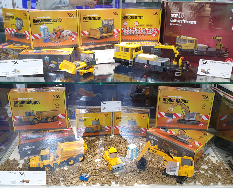 Stone Heap Messestand Baustelle