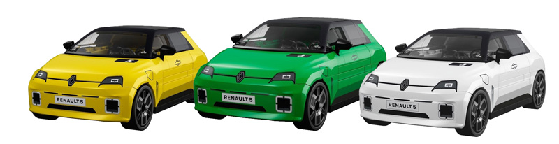 COBI Renault 5 E-Tech Collage