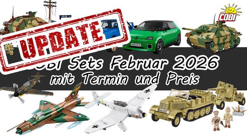 COBI Februar 2026 Neuheiten Update Titel
