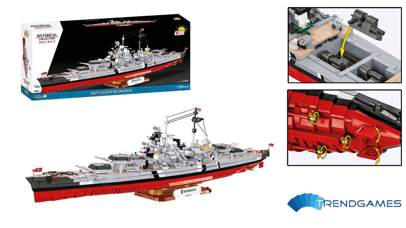 COBI 4860 Battleship BIsmarck veröffentlicht Titel