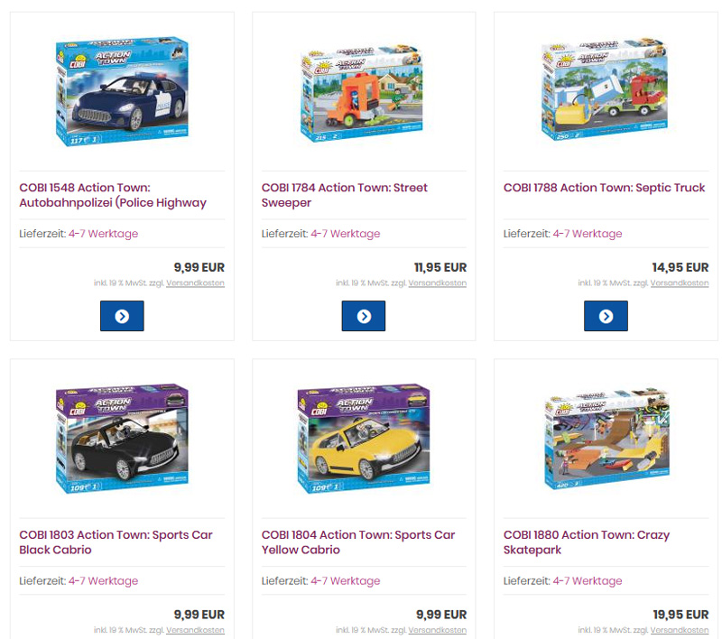 Trendgames COBI EOL Sortiment