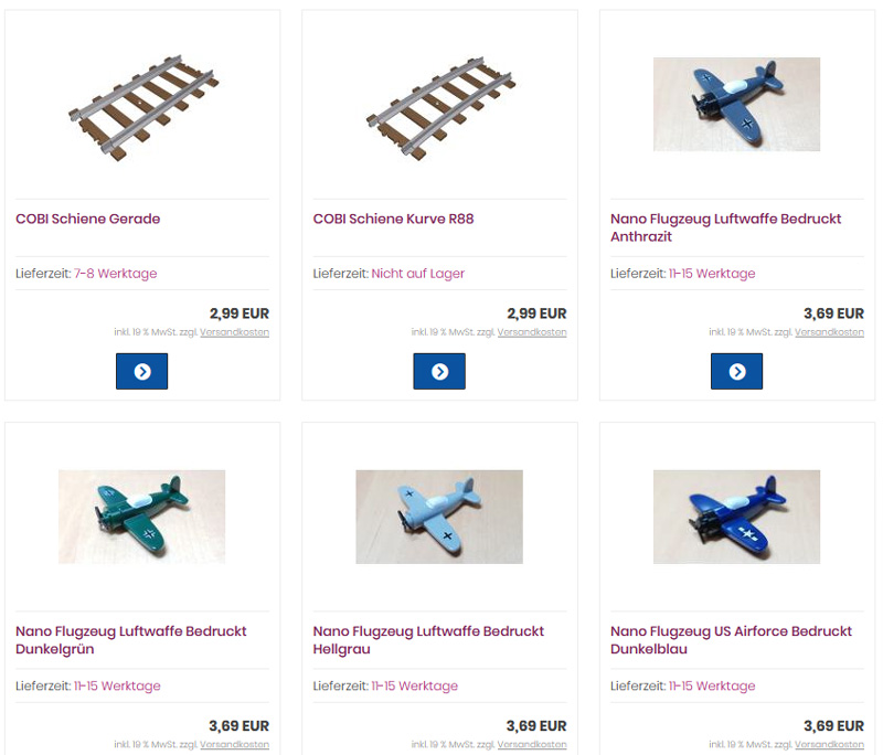 COBi Einzelteile Sortiment