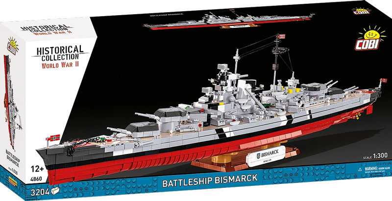 COBI 4860 Battleship Bismarck Box