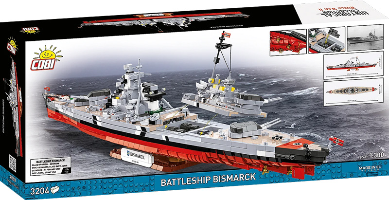 COBI 4860 Battleship Bismarck Box