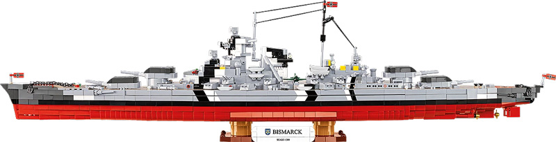 COBI 4860 Battleship Bismarck Set