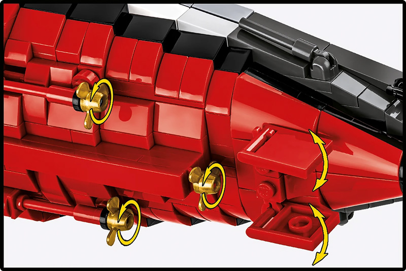COBI 4860 Battleship Bismarck Details