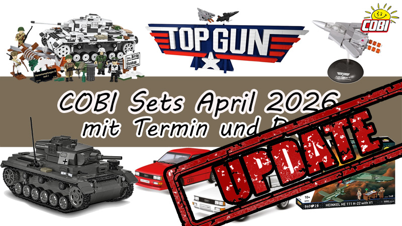 COBI Neuheiten im April: Update Titel