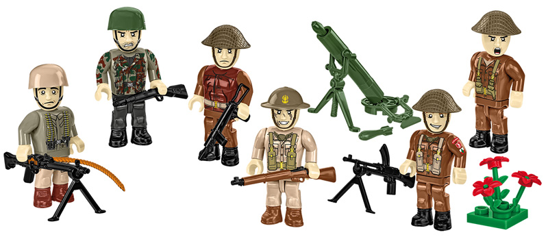 COBI Minifiguren Battle of Monte Cassino 2063