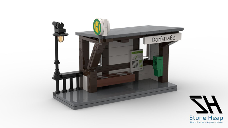 Stone Heap historische Bushaltestelle