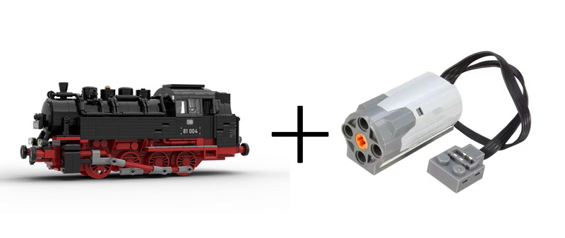 Stone Heap Dampflok BR 81 und m Motor Collage