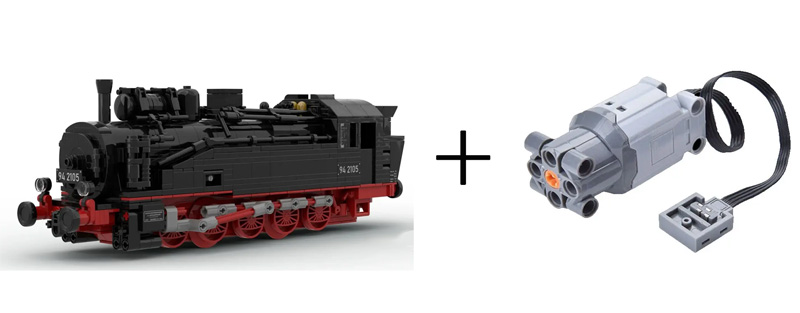 Stone Heap Dampflok BR 94 und L Motor Collage