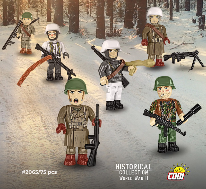 COBI 2065 Battle of the Bulge Minifiguren