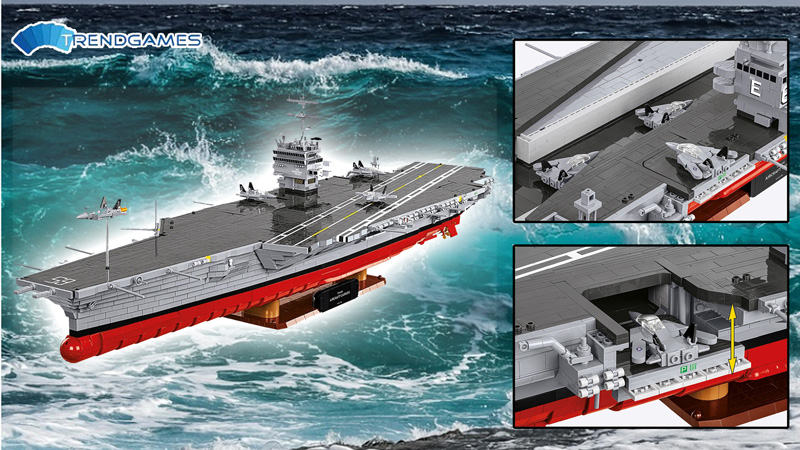 COBI 4869 CVN-65 Aircraft Carrier Titel