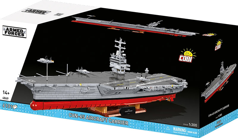 COBI 4869 CVN-65 Aircraft Carrier