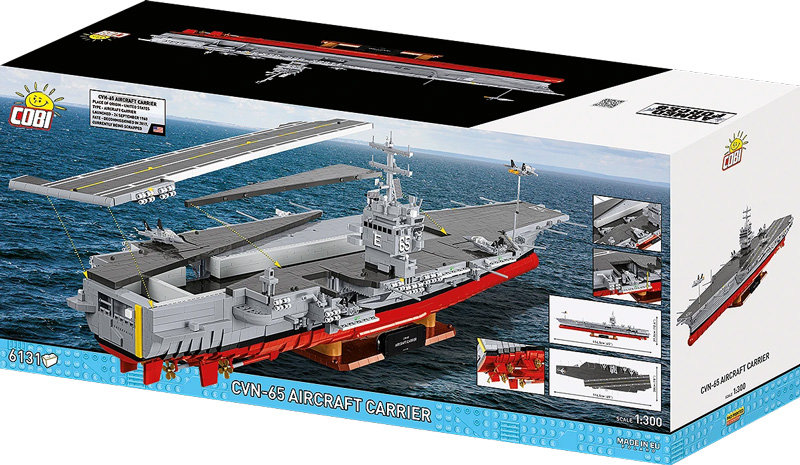 COBI 4869 CVN-65 Aircraft Carrier