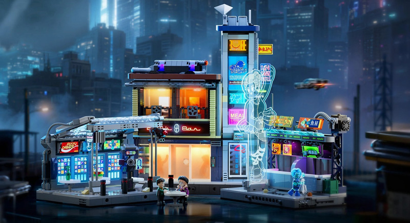 Lumibricks Blade Runner Update Street Market