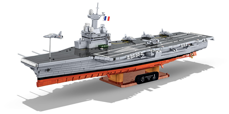 COBI 4868 Charles de Gaulle Aircraft Carrier