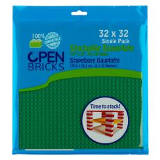 Open Bricks Bauplatte 32x32 Grün Single Pack