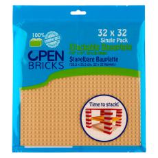 Open Bricks Bauplatte 32x32 Sand Single Pack