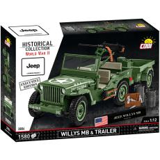 COBI 2804 Willys MB & Trailer 1:12 Executive Edition (Vorbestellung!)