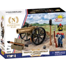 COBI 20093 French Artilleryman & Cannon • Napoleonic Wars