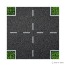 BRIXIES 225.007 Plus Designer Platte Straße Kreuzung 32 x 32 Noppen