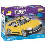 COBI 1804 Action Town: Sports Car Yellow Cabrio