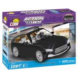 COBI 1803 Action Town: Sports Car Black Cabrio