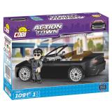 COBI 1803 Action Town: Sports Car Black Cabrio