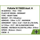 COBI 2556 Historical Collection: PZKPFW VI Tiger 131