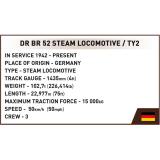 COBI 6280 DR BR 52 Steam Locomotive Executive Edition